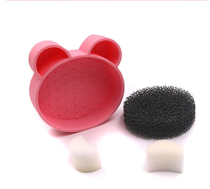 Makeup brush cleaning box Makeup brush cleaning box